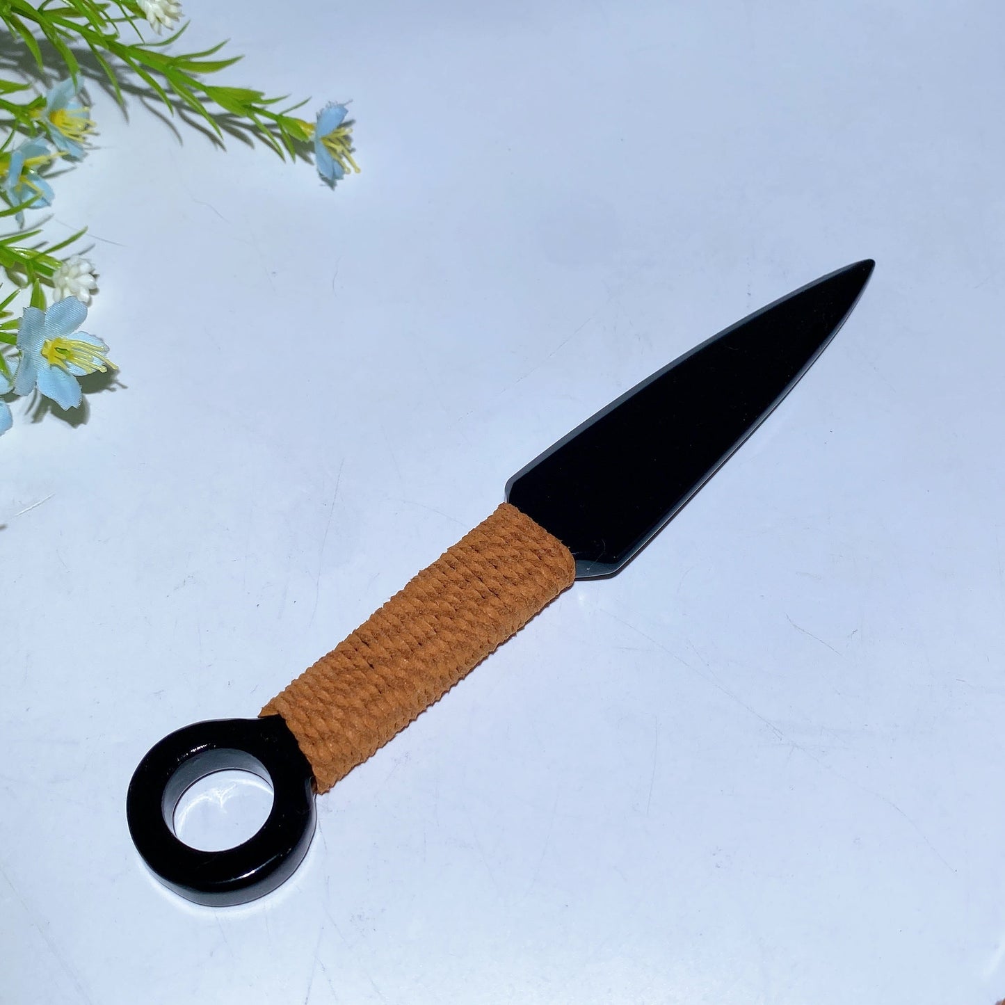 19cm Black Obsidian Dagger Carving Crystal Healing Bulk Wholesale