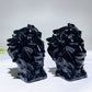 3.2" Natural Black Obsidian Lion Head Carving Wholesale