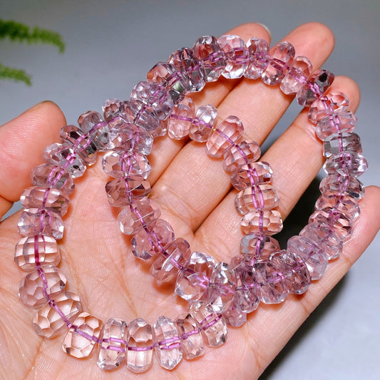 10-12mm Faceted Lavender Pink Amethyst Bracelet Wholesale
