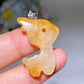 1.2" Crystal Deer Pendant Crystal Healing Bulk Wholesale