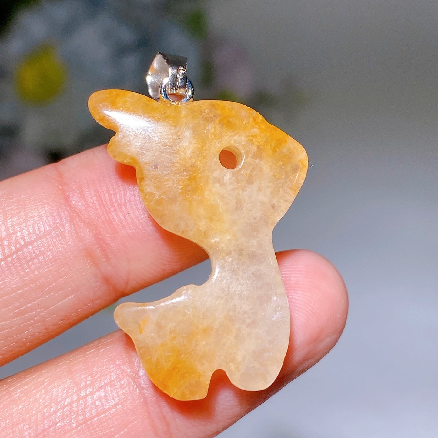 1.2" Crystal Deer Pendant Crystal Healing Bulk Wholesale