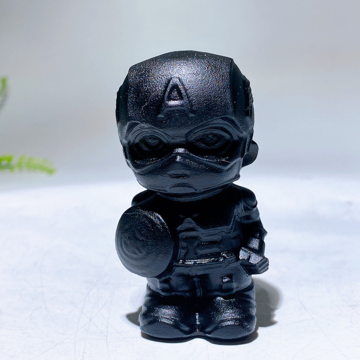 Black Obsidian American Captain Crystal Carvings Wholesale Crystals USA