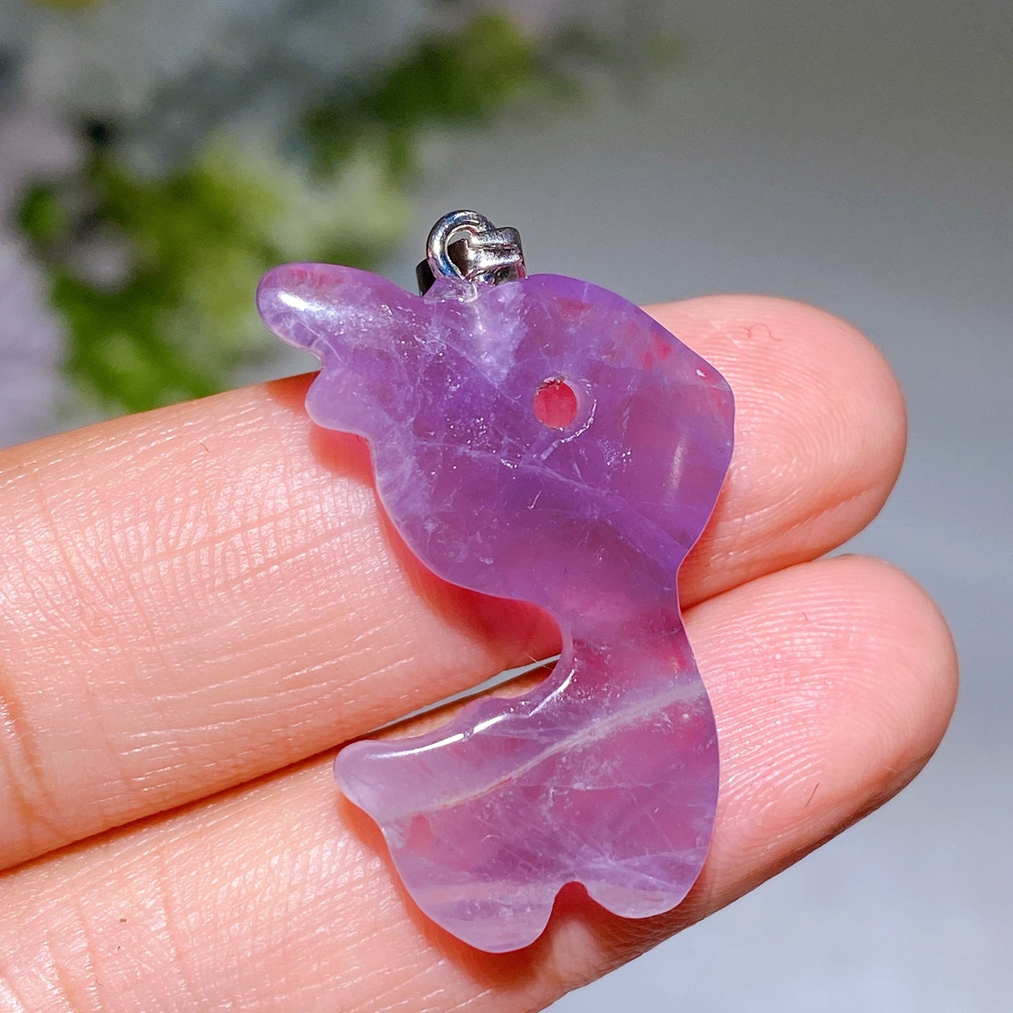 1.2" Crystal Deer Pendant Crystal Healing Bulk Wholesale