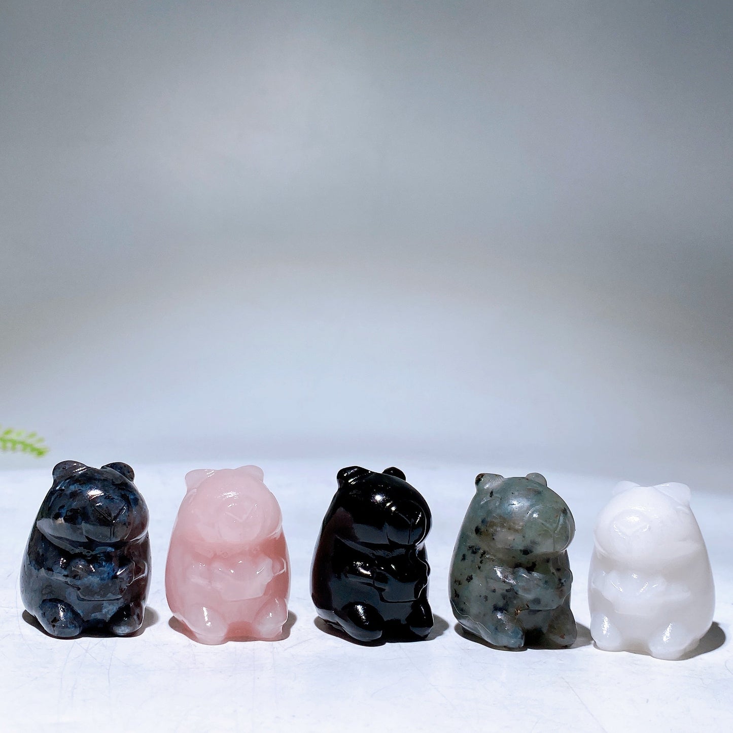 1.2" Natural Crystal Capybara Carving Wholesale
