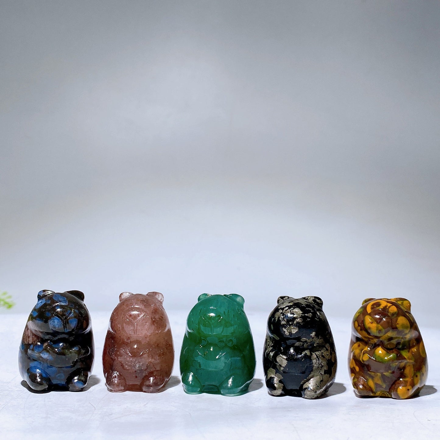 1.2" Natural Crystal Capybara Carving Wholesale
