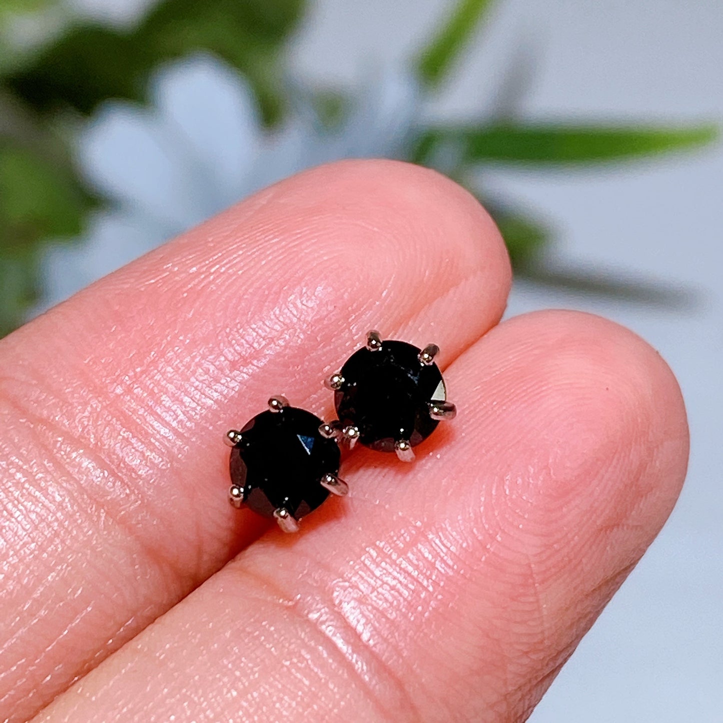 925 Silver Crystal Ear Stud Crystal Healing Bulk Wholesale