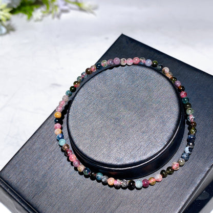 2mm 5mm Colorful Tourmaline Bracelet Crystal Healing Bulk Wholesale