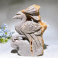 20cm Unique Calcite Cluster Phoenix Carving Crystal Healing Bulk Wholesale