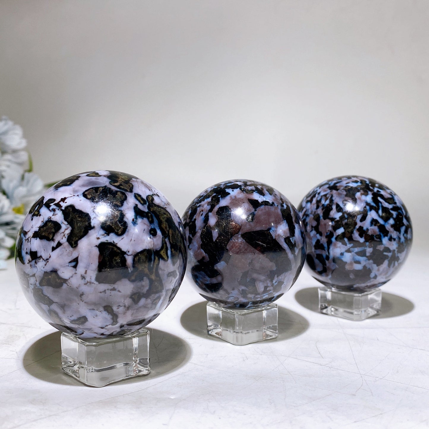 2.0"-2.3" Indigo Gabrro Sphere Crystal Healing Bulk Wholesale