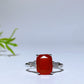 Cooper Silver Plated Carnelian Ring Crystal Healing Bulk Wholesale