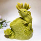20cm Lemon Jade Chameleon Carving Crystal Healing Bulk Wholesale