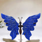 Lapis Ocean Jasper Butterfly Wings with Stand