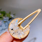 Crystal Chips Round Moon Star Heart Shape Hairpin Crystal Healing Bulk Wholesale