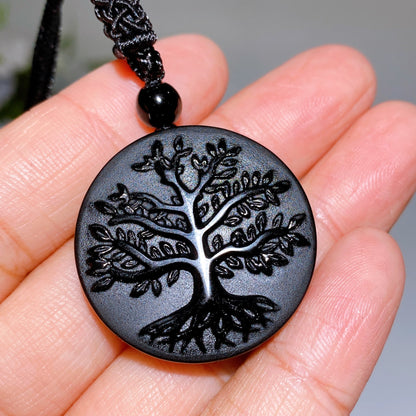 Black Obsidian Necklace Crystal Healing Bulk Wholesale