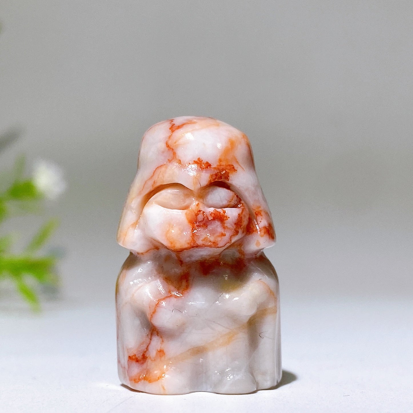 1.1" Crystal Darth Vader Carving Crystal Healing Bulk Wholesale