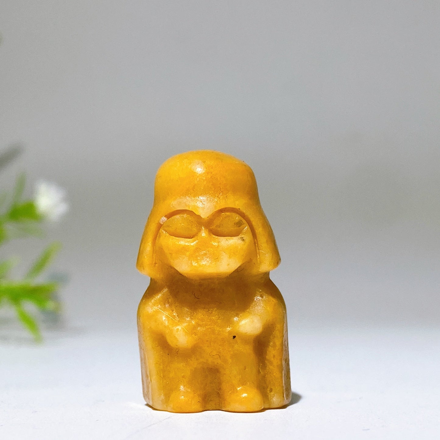 1.1" Crystal Darth Vader Carving Crystal Healing Bulk Wholesale