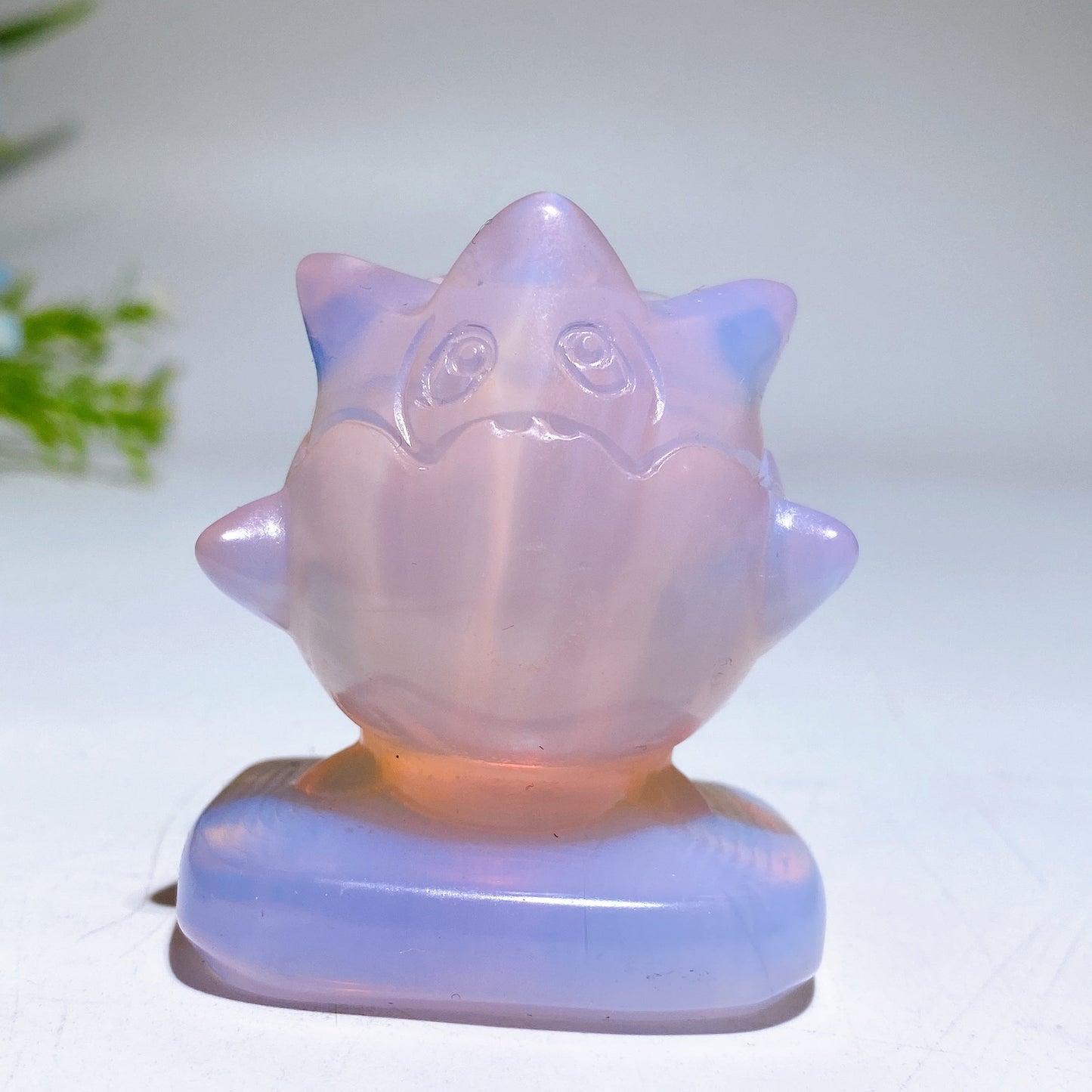 2.0" Crystal Togepi Pokemon Carving Crystal Healing Bulk Wholesale
