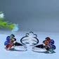 Adjustable Chakra Crystal Flower Ring Crystal Healing Bulk Wholesale