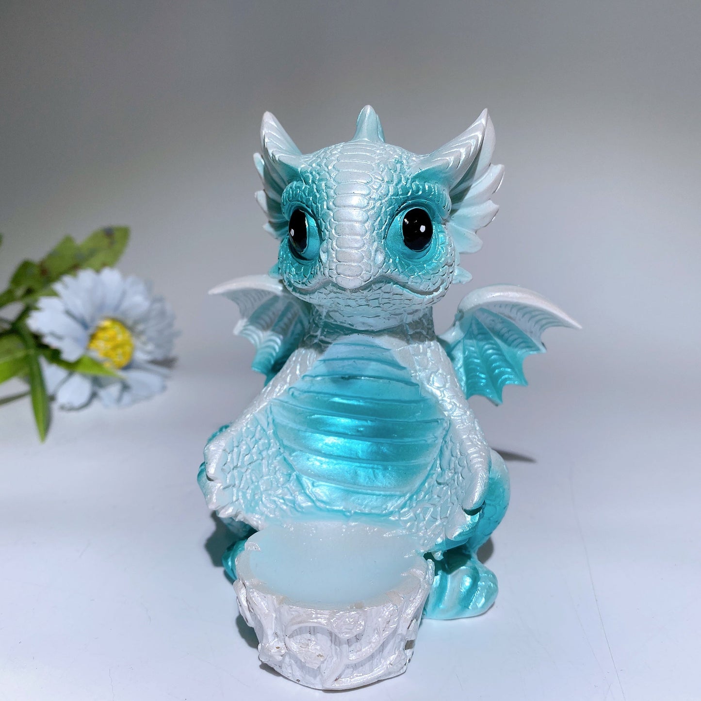 12cm Resin Dragon Stand for Sphere Crystal Healing Bulk Wholesale