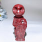 4.0" Red Marble Ruby In Kyanite Jack Skellington Sally Carving Crystal Healing Bulk Wholesale