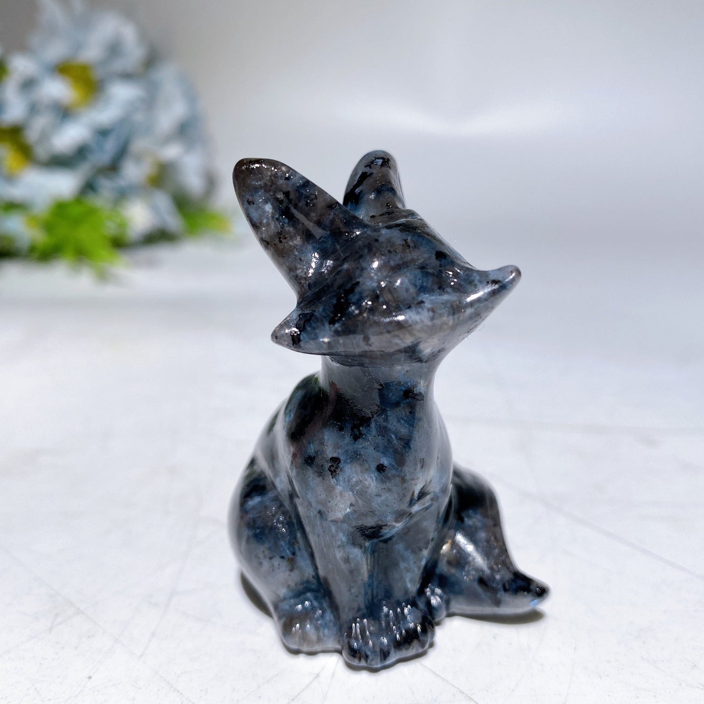 2.1"-2.3" Crystal Fox Carving Crystal Healing Bulk Wholesale