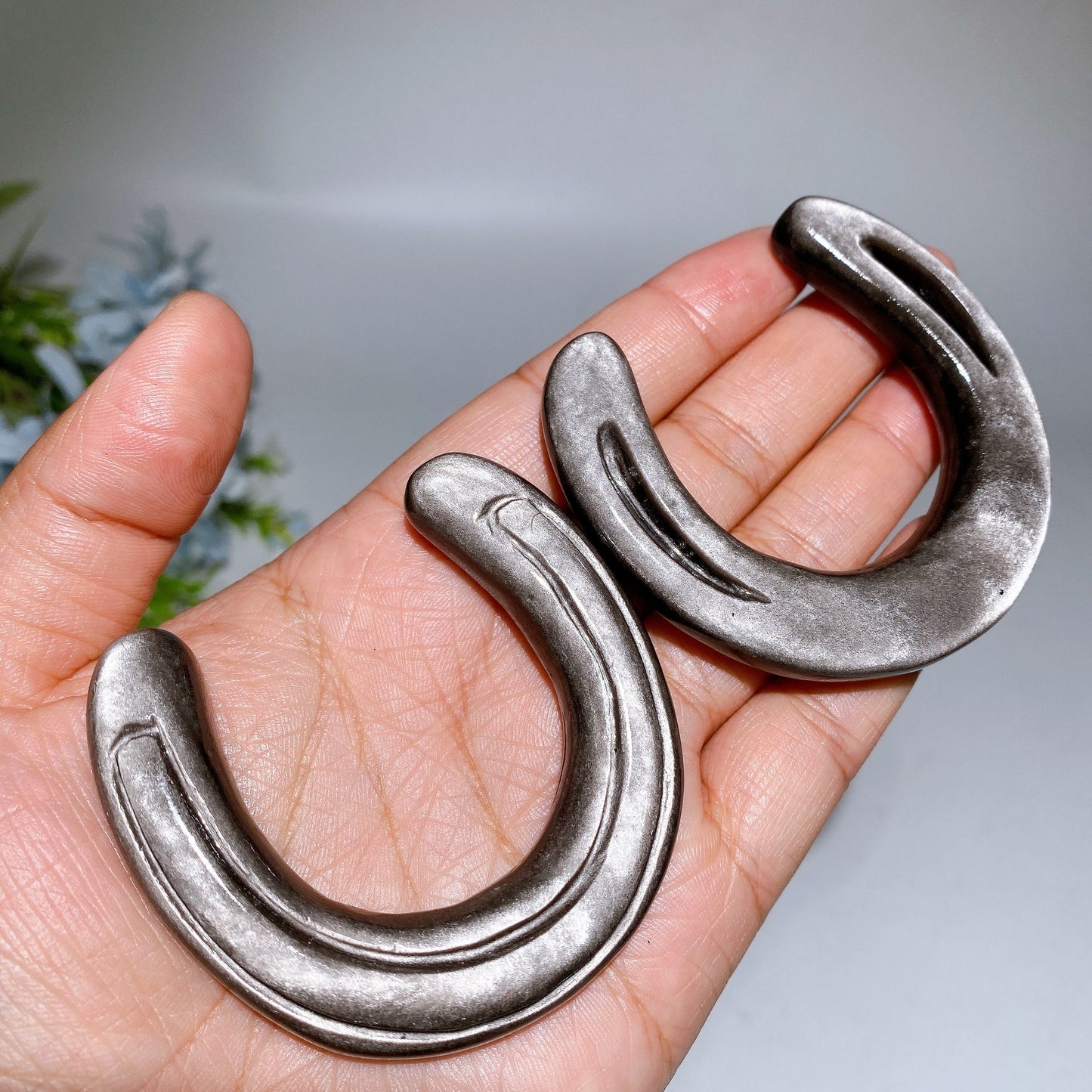 2.5" Crystal Horseshoe Carving Crystal Healing Bulk Wholesale
