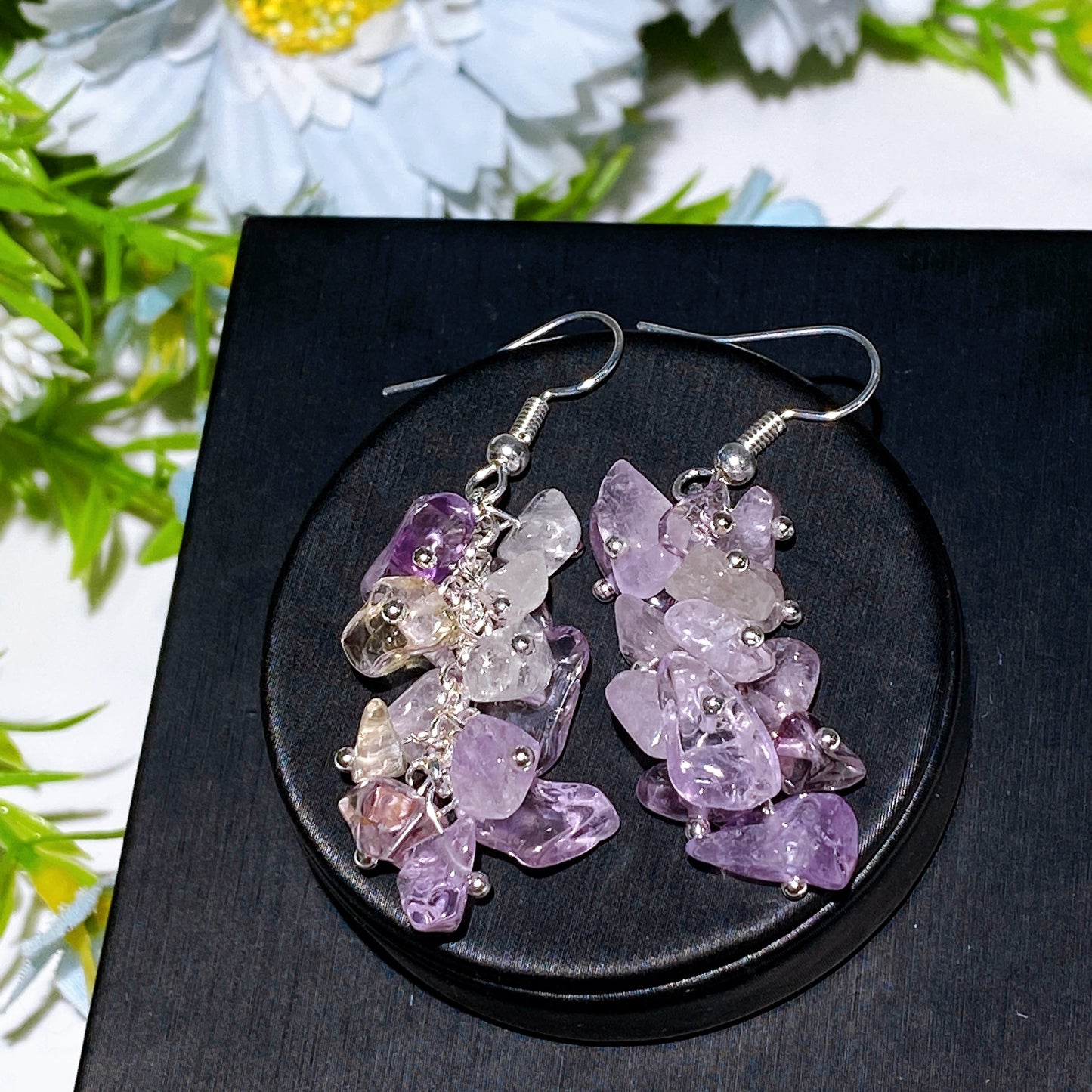 Crystal Chips Earring Crystal healing Bulk Wholesale