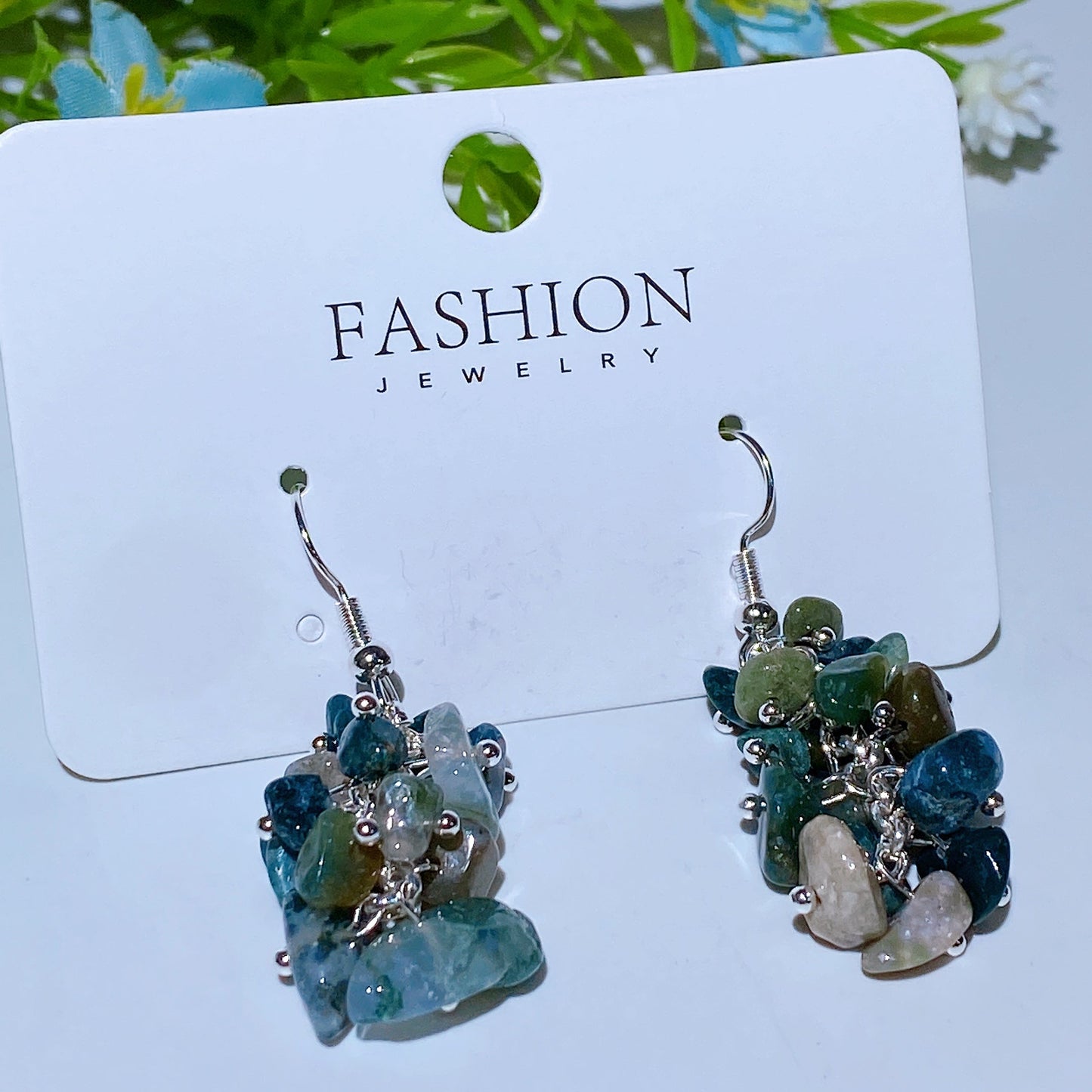 Crystal Chips Earring Crystal healing Bulk Wholesale