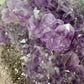62cm Large Unique Amethyst Cluster Spade Heart Shape Specimen with Stand Crystal Healing