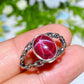 S925 Star Ruby Ring Crystal Healing Bulk Wholesale