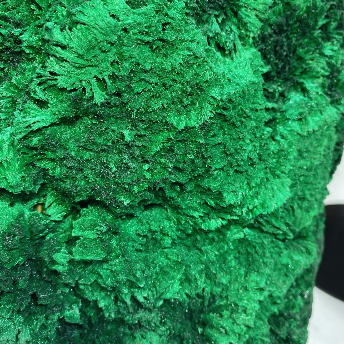 42cm Large Unique Raw Malachite Specimen with Stand Crystal Healing