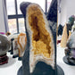 62cm Large Unique Full Clusters Citrine Geode with Three-sides Window Specimen Crystal Healing