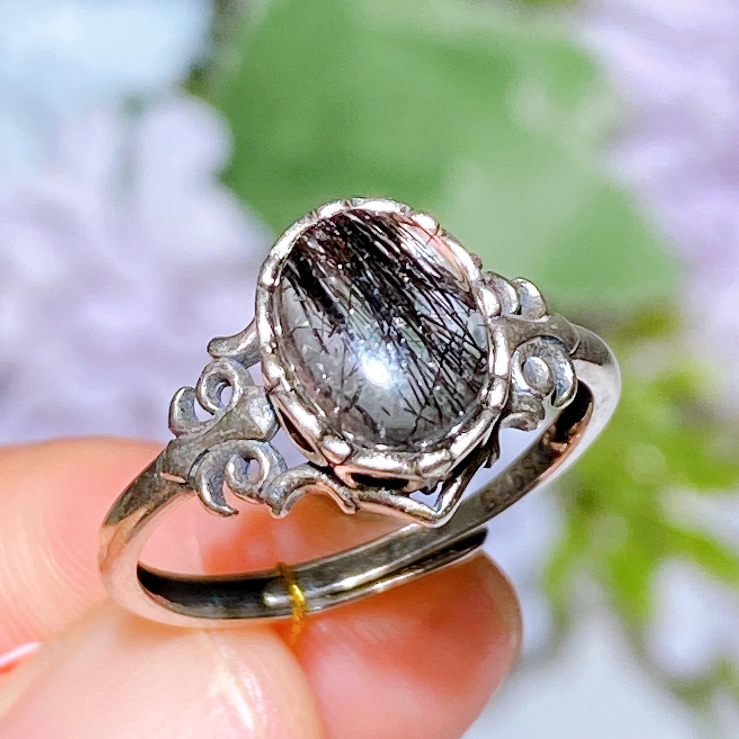 S925 Crystal Ring Crystal Healing Bulk Wholesale