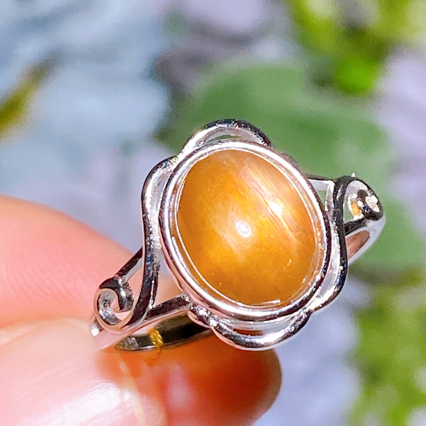 S925 Crystal Ring Crystal Healing Bulk Wholesale