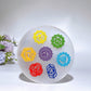10cm Selenite Chakra Round Plate Carving Crystal Healing Bulk Wholesale
