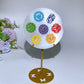 10cm Selenite Chakra Round Plate Carving Crystal Healing Bulk Wholesale