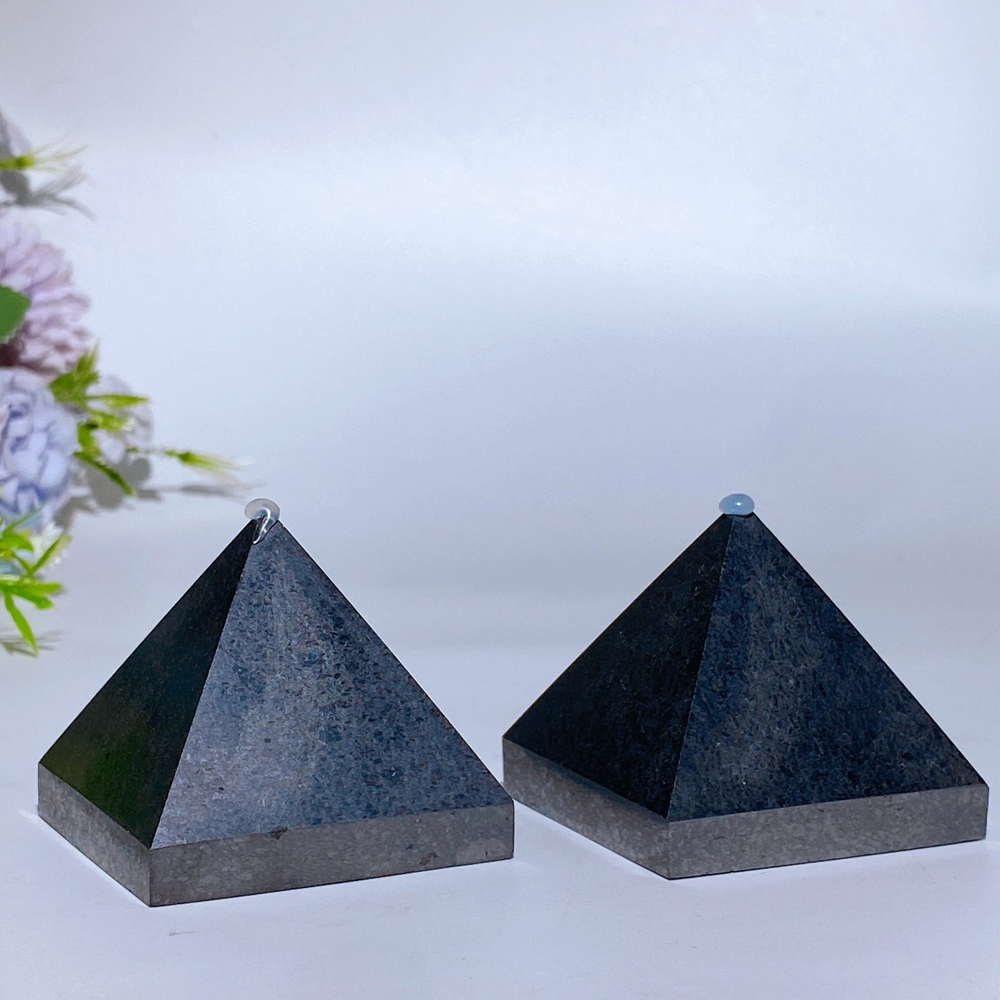 5cm Schungite Pyramid Carving Crystal Healing Bulk Wholesale
