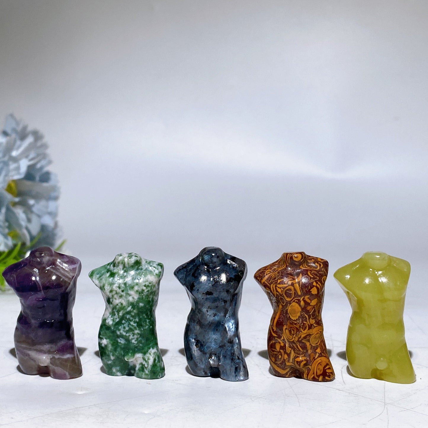 1.4" Crystal Men Model Carving Crystal Healing Bulk Wholesale