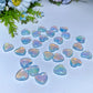 18mm Aura Opalite Heart Carving Crystal Healing Bulk Wholesale