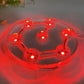 15-20cm Resin Transparent Round Plate Lamp Stand with USB Crystal Healing Bulk Wholesale