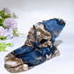18cm UV Reactive Volcanic Agate Lizard Carving Crystal Healing Bulk Wholesale