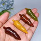 1.9" Crystal Chili Vegetable Carving Crystal Healing Bulk Wholesale