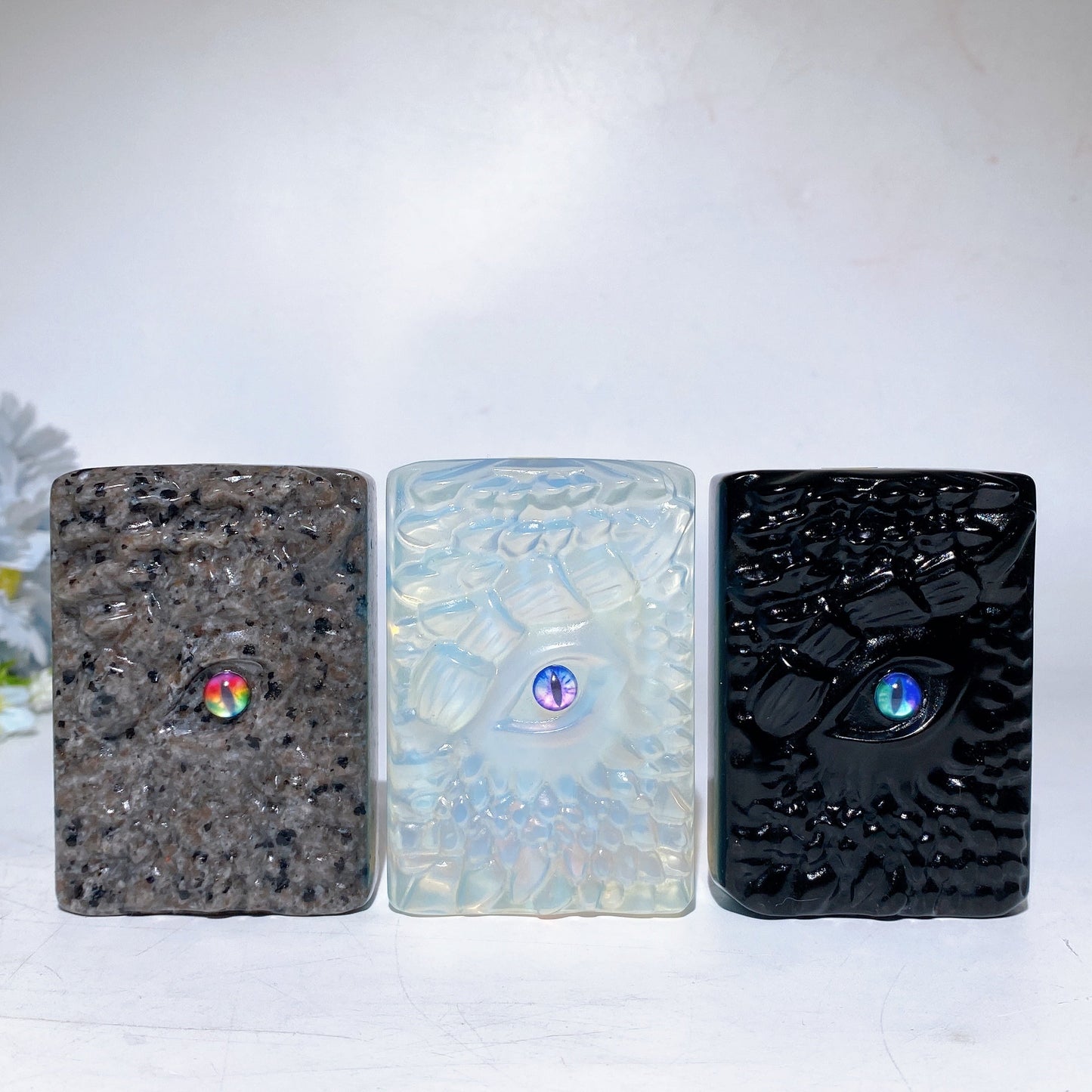 3.1" Crystal Dragon Book Carving Crystal Healing Bulk Wholesale