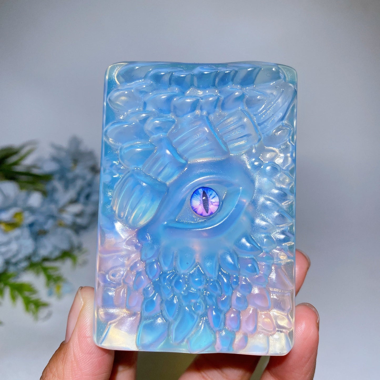 3.1" Crystal Dragon Book Carving Crystal Healing Bulk Wholesale