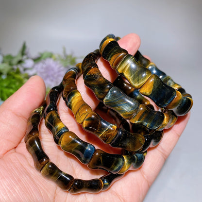 17mm Crystal Bamboo Shape Bangle Crystal Healing Bulk Wholsale