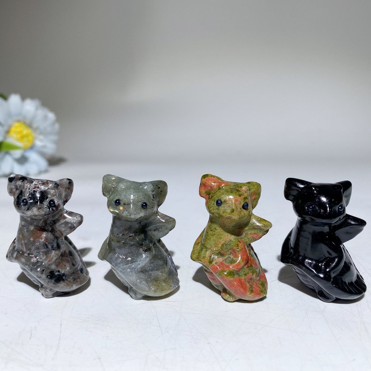 1.5" Crystal Dragon Carving Crystal Healing Bulk Wholesale