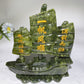 17cm Serpentine Sailboat Carving Crystal Healing Bulk Wholesale