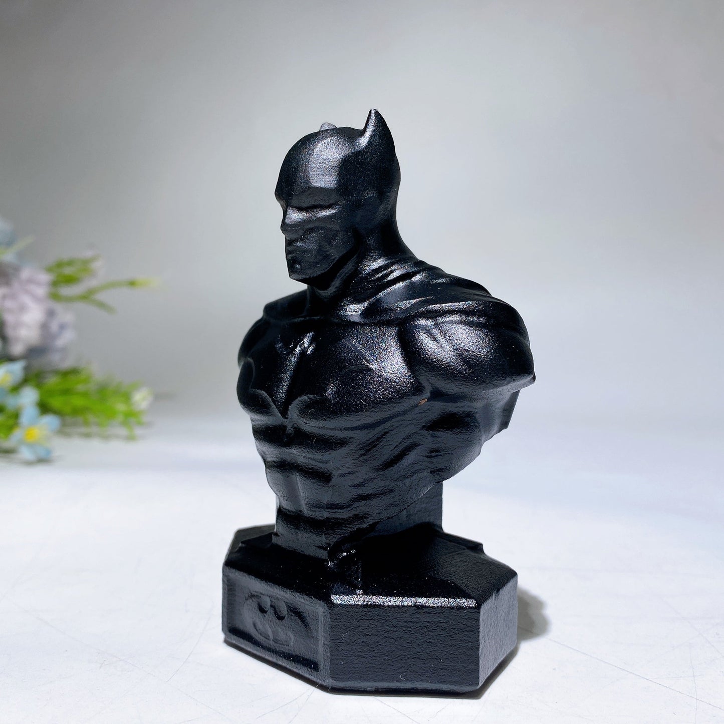 3.3" Black Obsidian Batman Carving Crystal Healing Bulk Wholesale