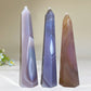 4.0"-6.0" Purple Pink Banded Agate Tower Crystal Healing Bulk Wholesale