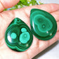 1.6"-2.2" Malachite Water-drop Shape Cabochon for Jewelry DIY Crystal Healing Bulk Wholesale